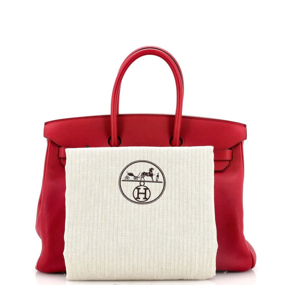 Hermes Birkin Handbag Rubis Epsom With #78159H11B - Picture 2 of 10